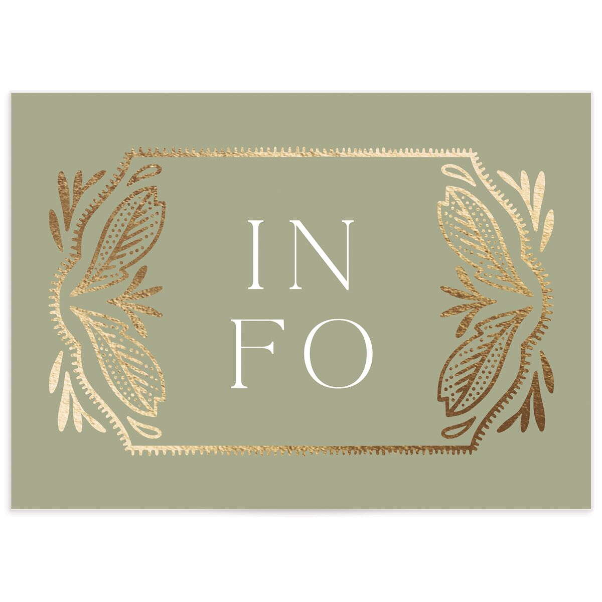 Ornate Arch Wedding Enclosure Cards