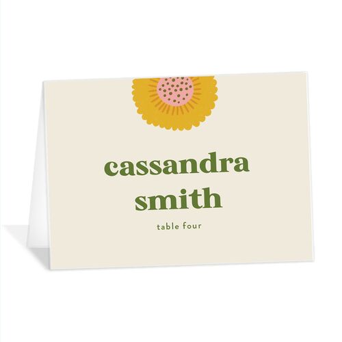  Retro Bloom Place Cards