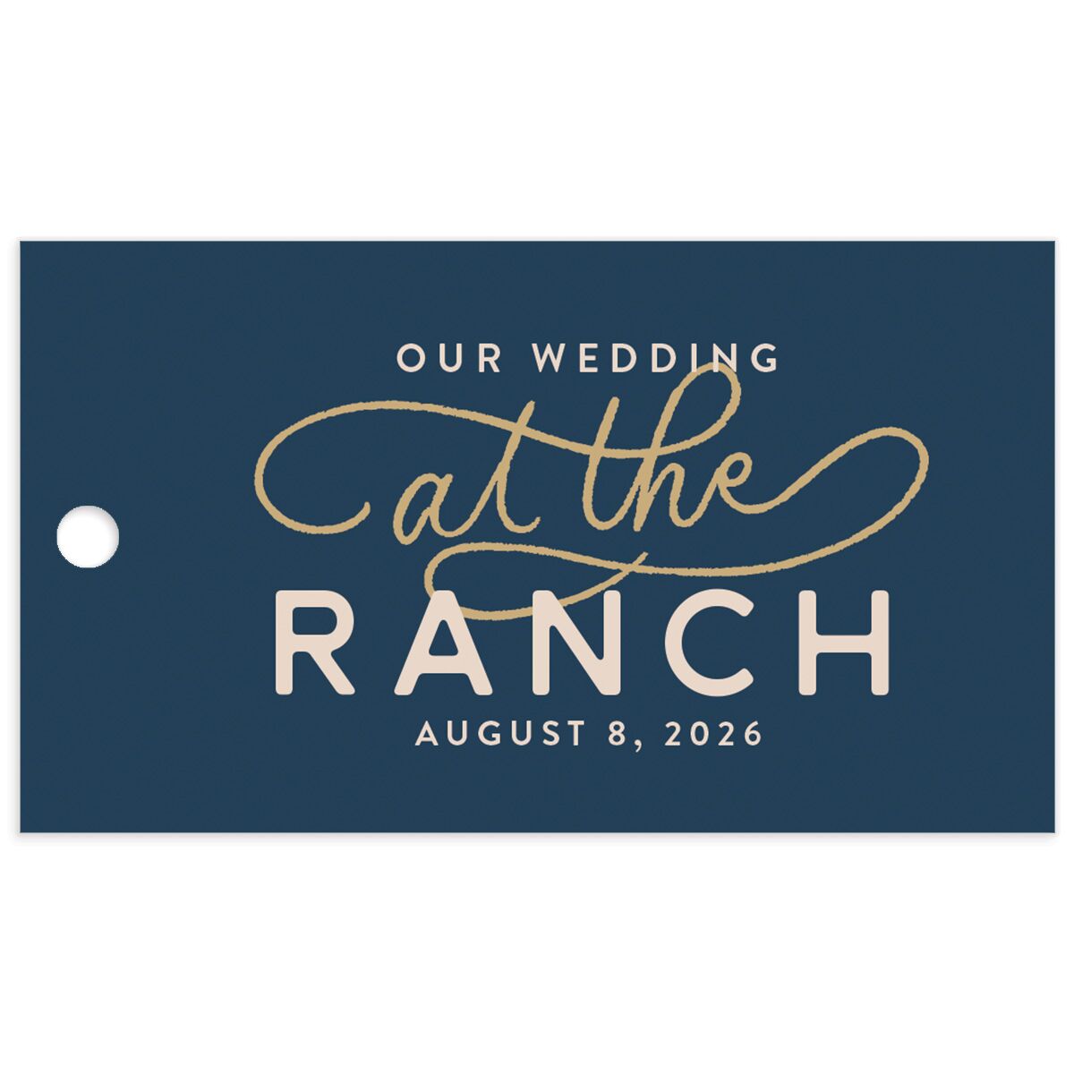 Rustic Ranch Favor Gift Tags