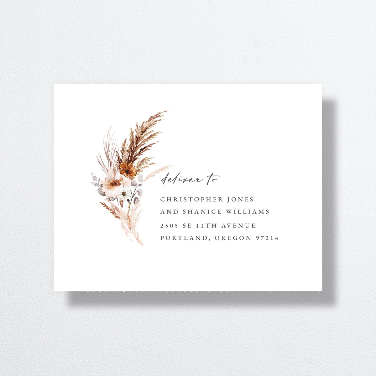 Bohemian Hoop All-in-One Wedding Invitations — view 5