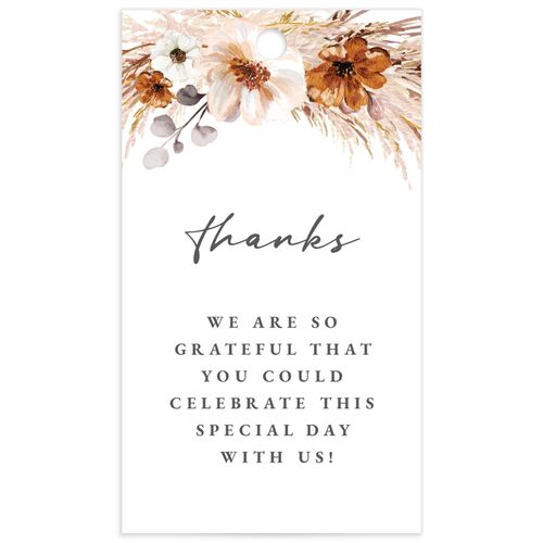 Bohemian Hoop Favor Gift Tags - 