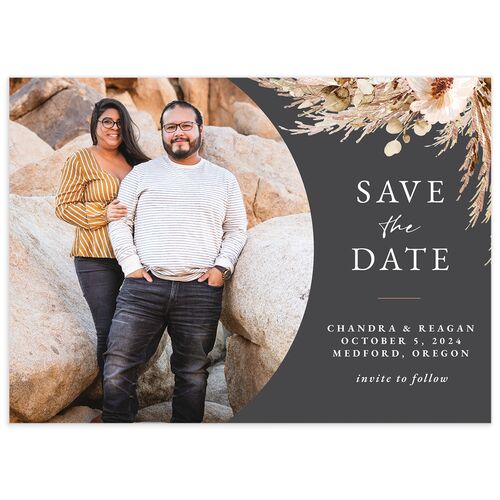 Bohemian Hoop Save The Date Cards - 