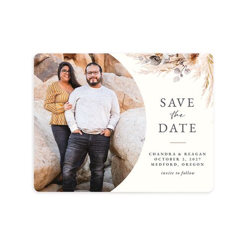 Bohemian Hoop Save The Date Magnets