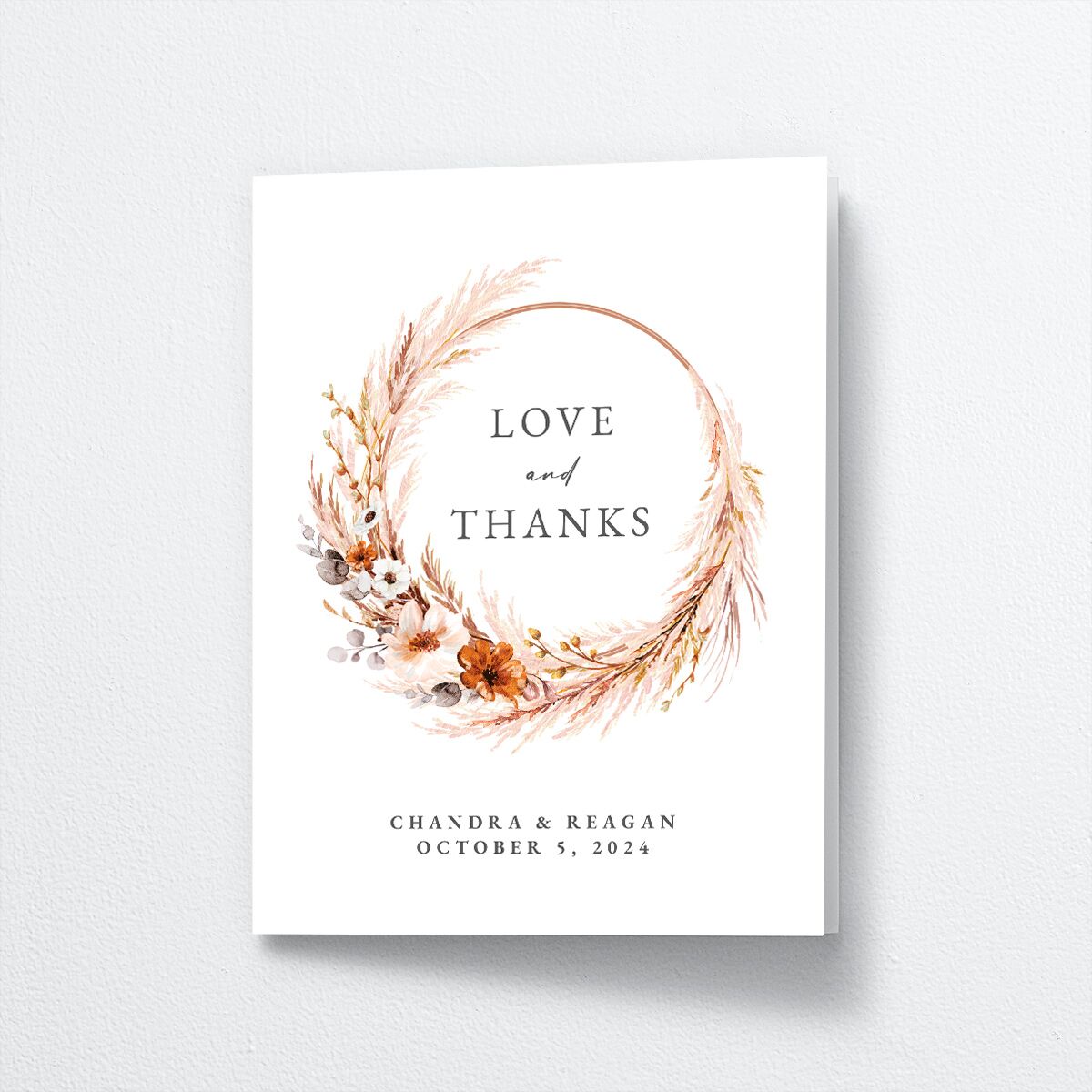 Bohemian Hoop Thank You Cards — view 1