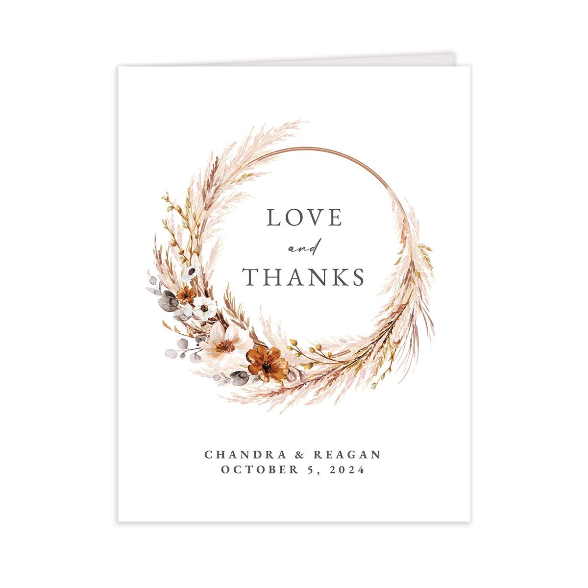 Bohemian Hoop Thank You Cards