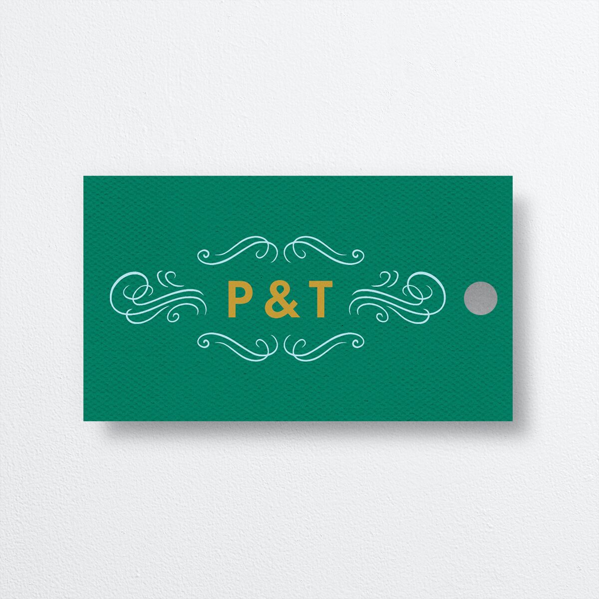 Cinematic Favor Gift Tags Ultramarine Signature