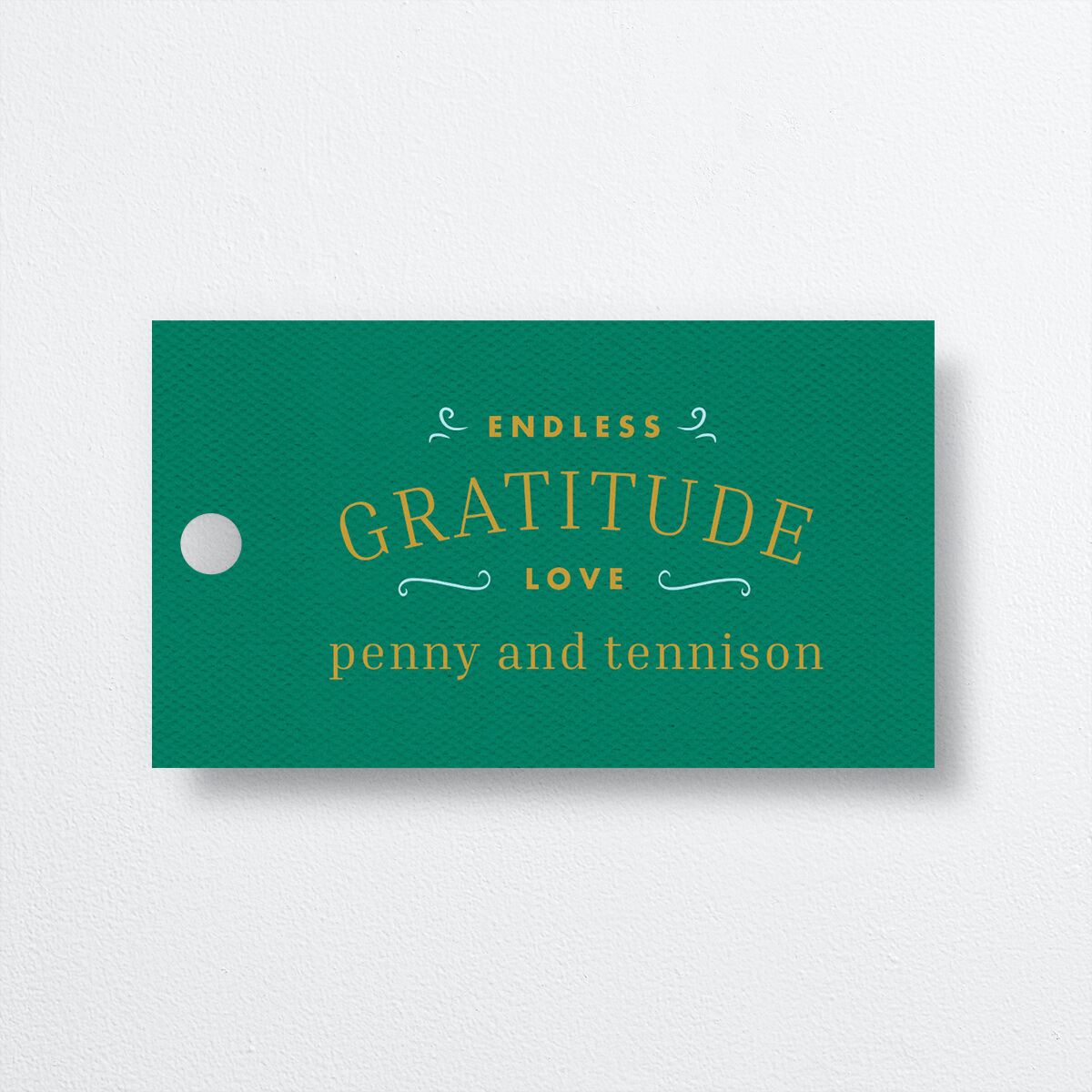 Cinematic Favor Gift Tags Ultramarine Signature