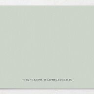 Botanical Initials Foil Save The Date Cards Rose Gold Sea Foam Signature smooth No