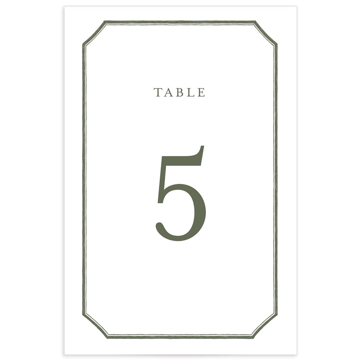 Classic Crest Table Numbers