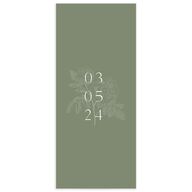 Elegant Bohemian Menus Hunter Green Signature