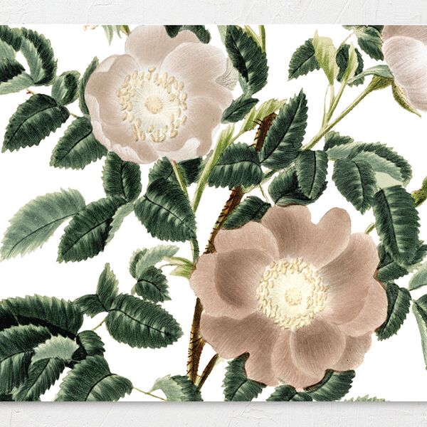 Elegant Bohemian Save The Date Cards Hunter Green Signature smooth No