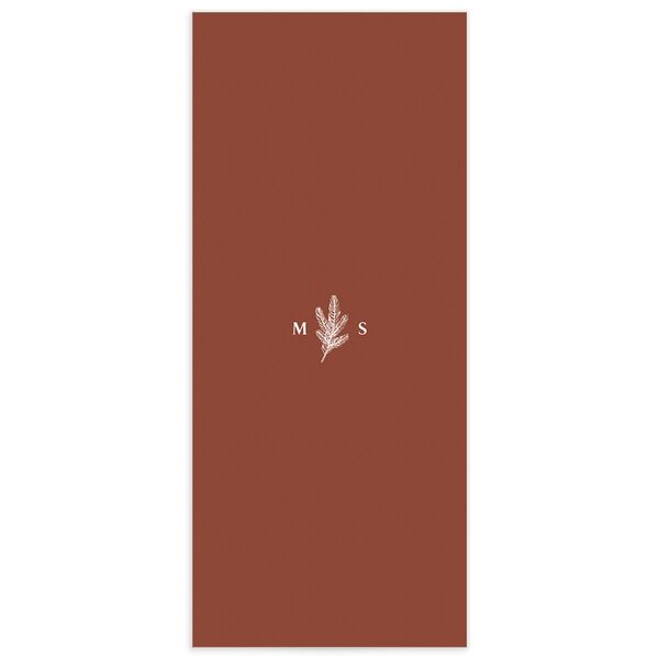 Etched Mountains Menus Copper Signature