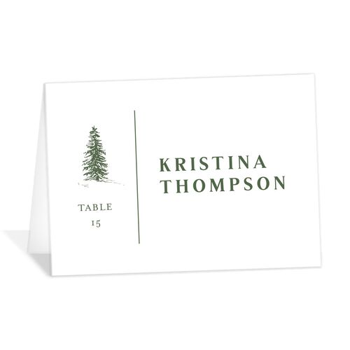 Etched Mountains Place Cards