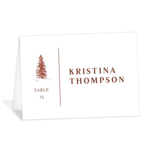 Etched Mountains Place Cards - 