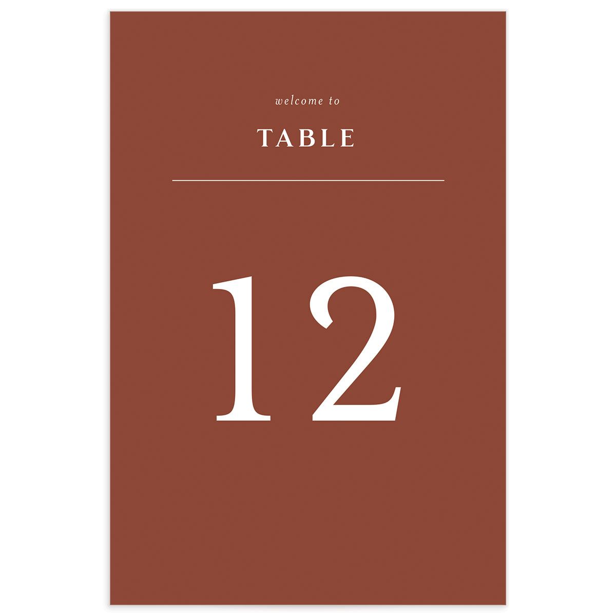 Etched Mountains Table Numbers back in Red