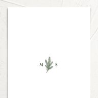 Etched Mountains Wedding Invitations Hunter Green Signature No