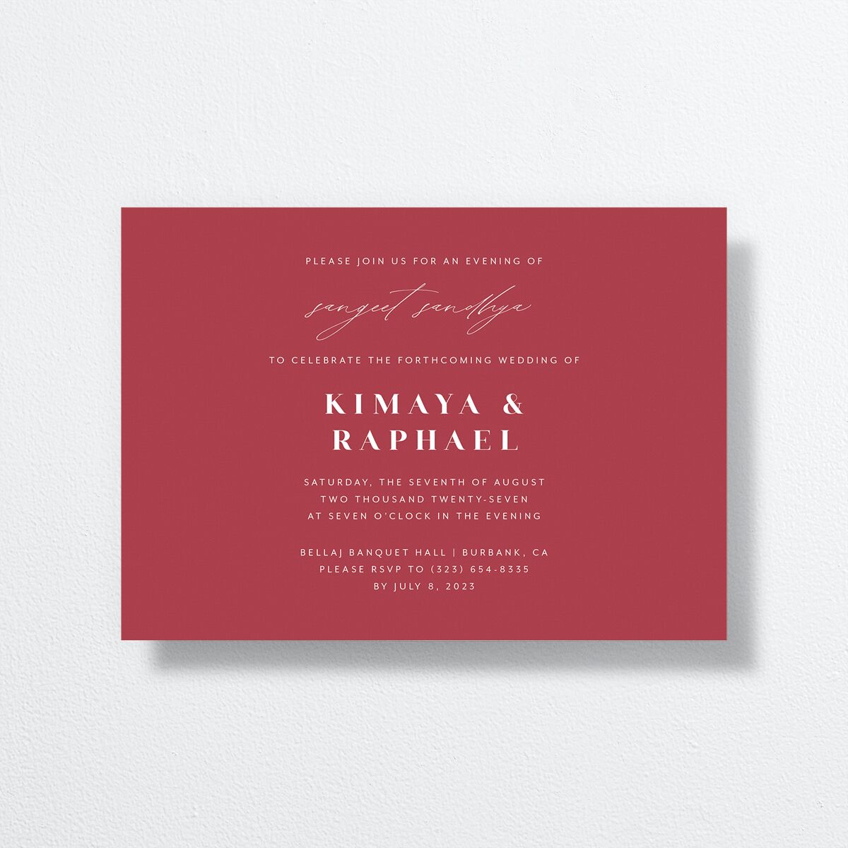Floral Canopy Bridal Shower Invitation front