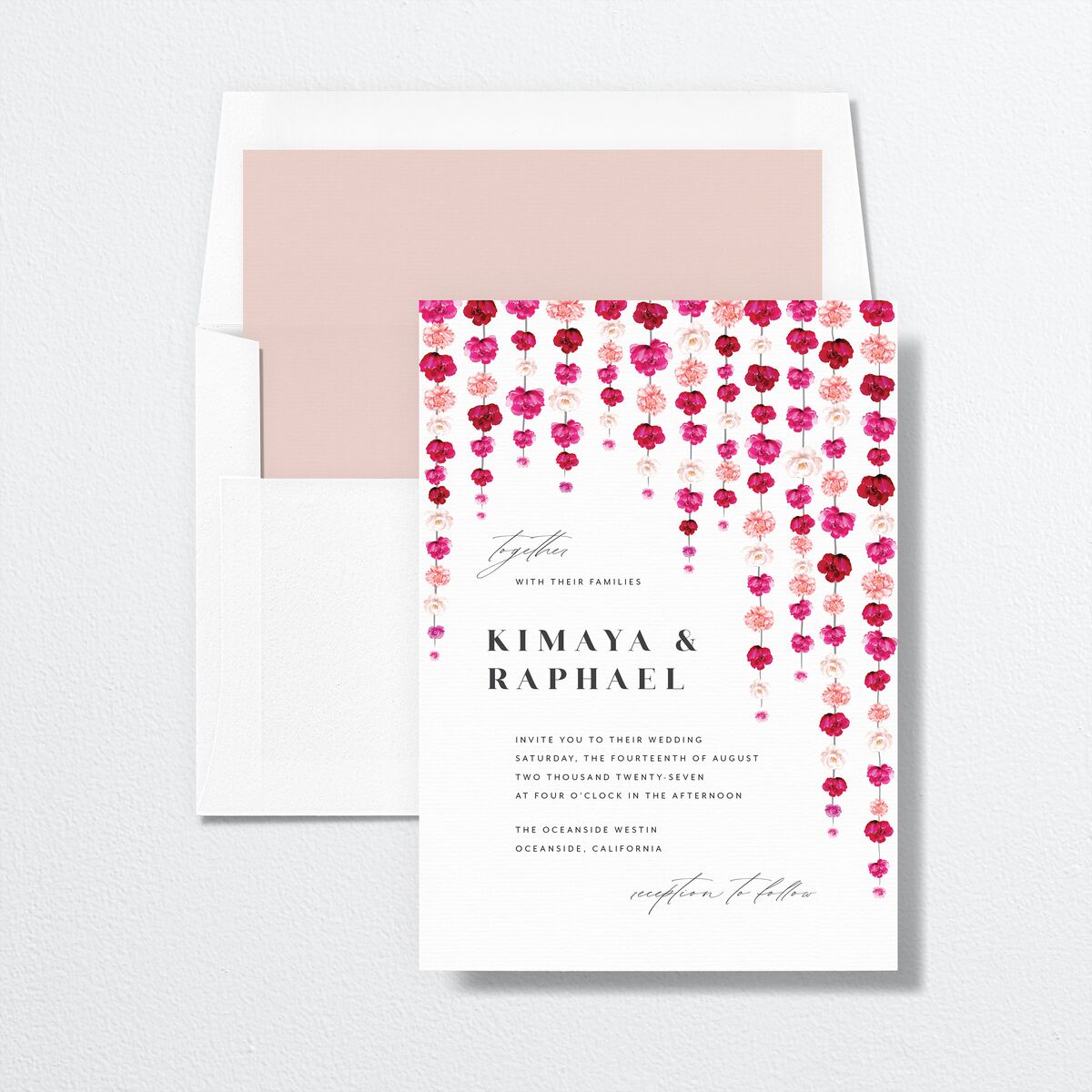 Floral Canopy Standard Envelope Liner envelope-and-liner