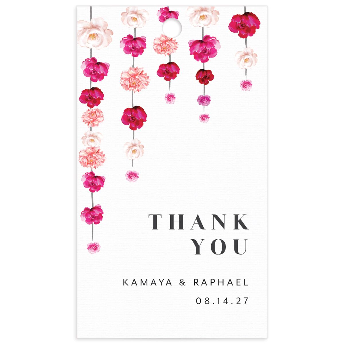 Floral Canopy Favor Gift Tags
