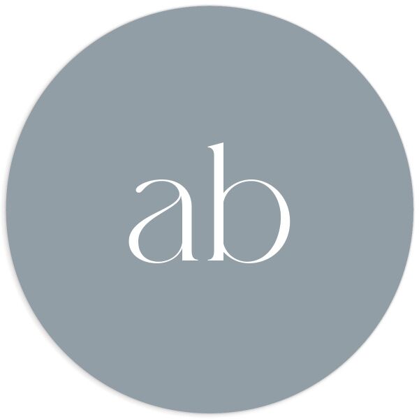 Modern Balance Wedding Stickers