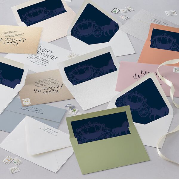 Be Our Guest Euro Envelope Liners Navy Luxe