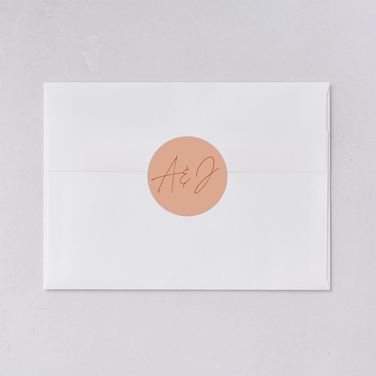 Wedding of the Century Wedding Stickers Burnt Orange