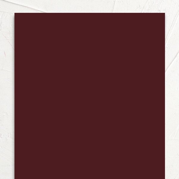 Modern Reflection Rehearsal Dinner Invitations Burgundy Signature