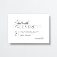 Opposites Attract Wedding Invitations Licorice Signature No