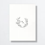 Romantic Setting Bridal Shower Invitations Medieval Grey Signature Standard