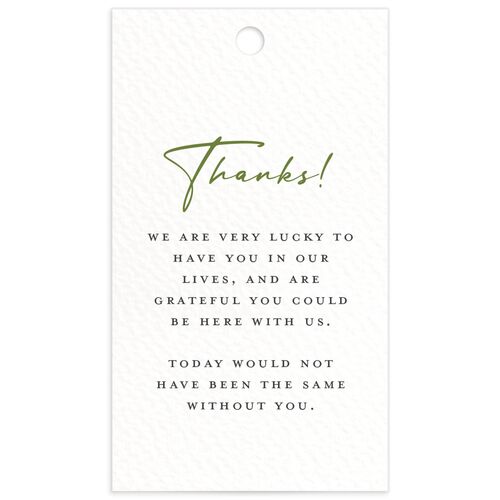 Romantic Setting Favor Gift Tags