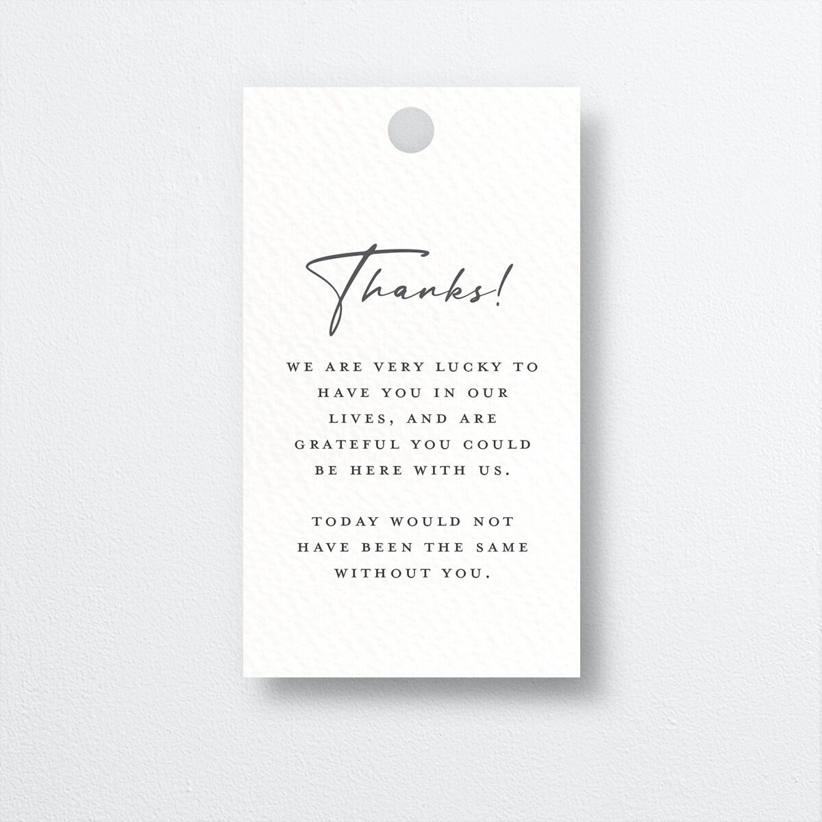 Romantic Setting Favor Gift Tags Medieval Grey Signature