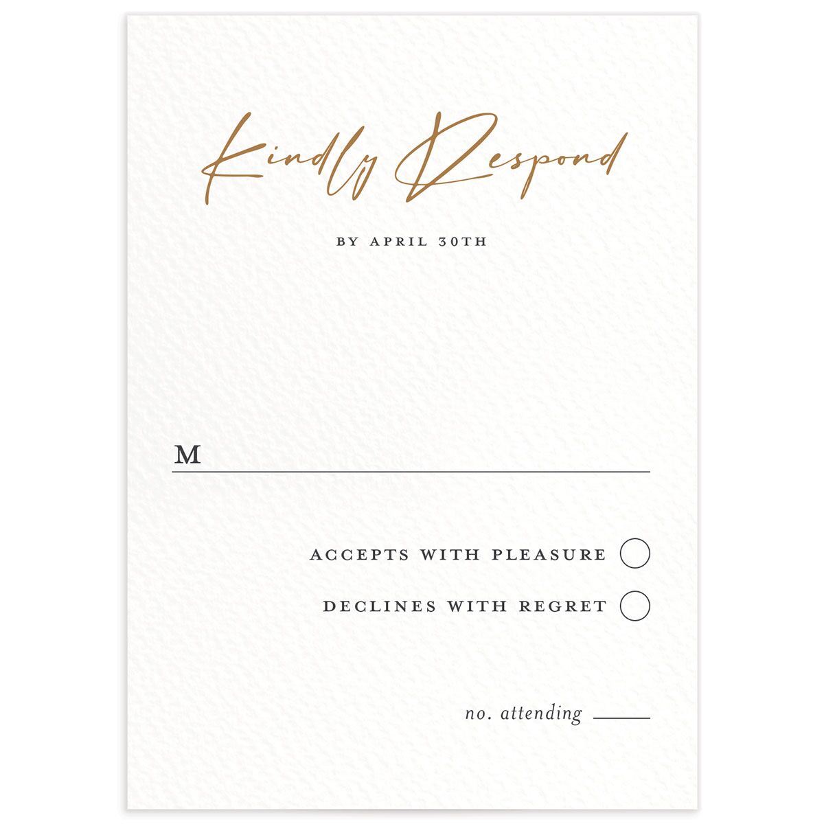 Romantic Setting Wedding Response Cards