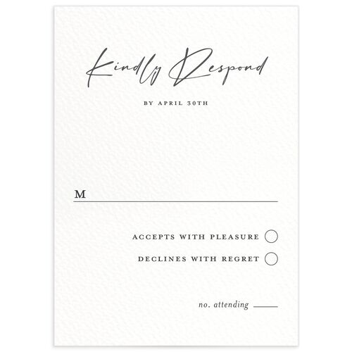 Romantic Setting Wedding Response Cards