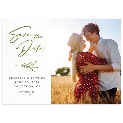 Romantic Setting Save The Date Cards - 
