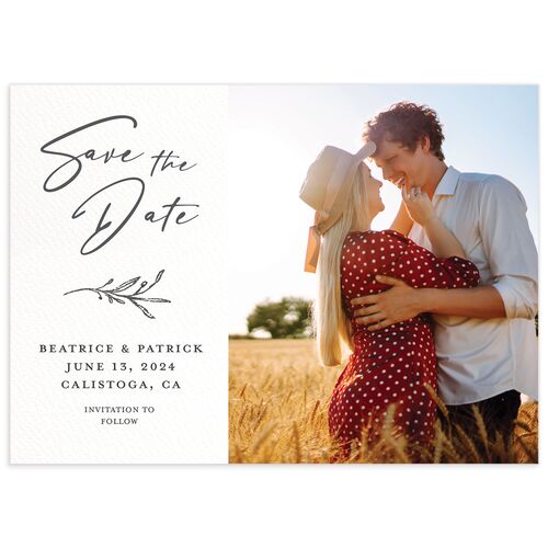 Romantic Setting Save The Date Cards