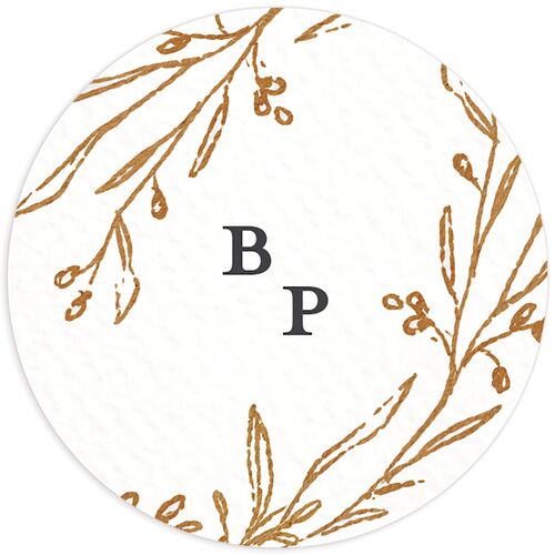 Romantic Setting Wedding Stickers Driftwood