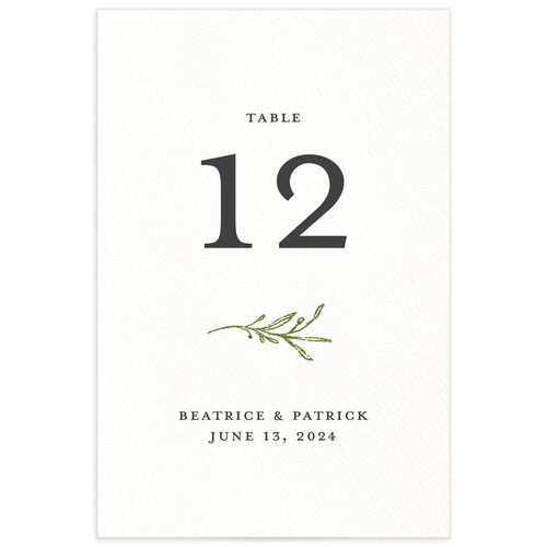 Romantic Setting Table Numbers - 