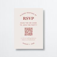 Custom Pet Portrait Wedding Response Cards Desert Rose Signature