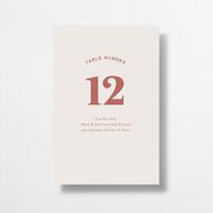 Custom Pet Portrait Table Numbers Desert Rose Signature