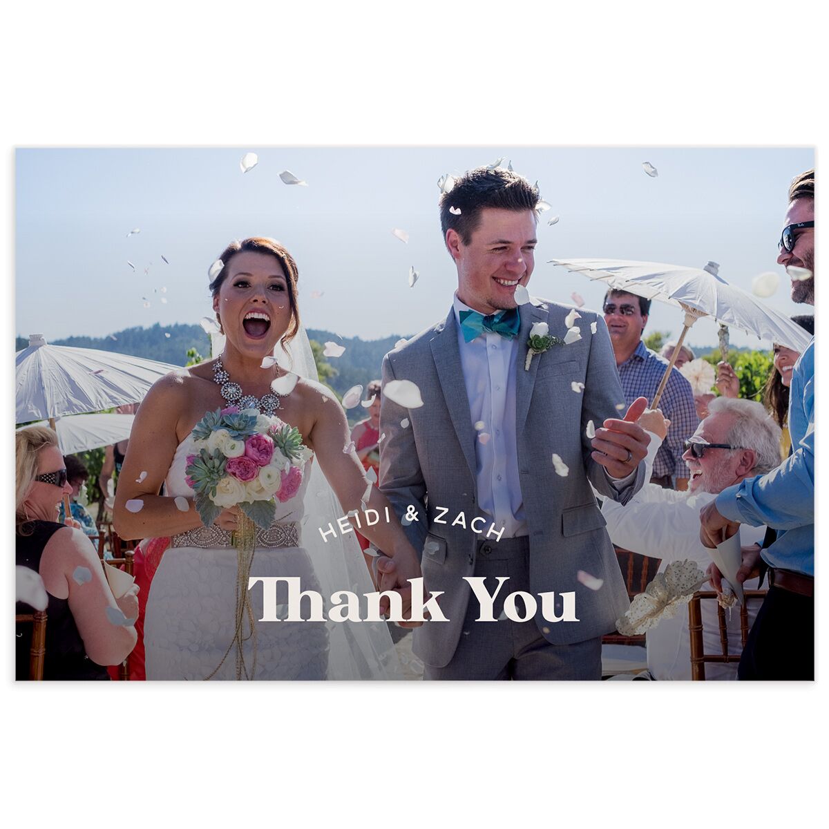 Custom Pet Portrait Thank You Postcards