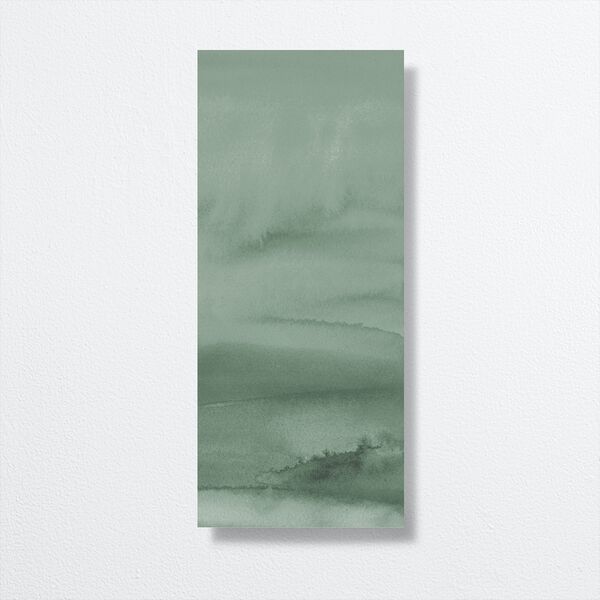 Watercolor Mountains Menus Thyme Pearlescent