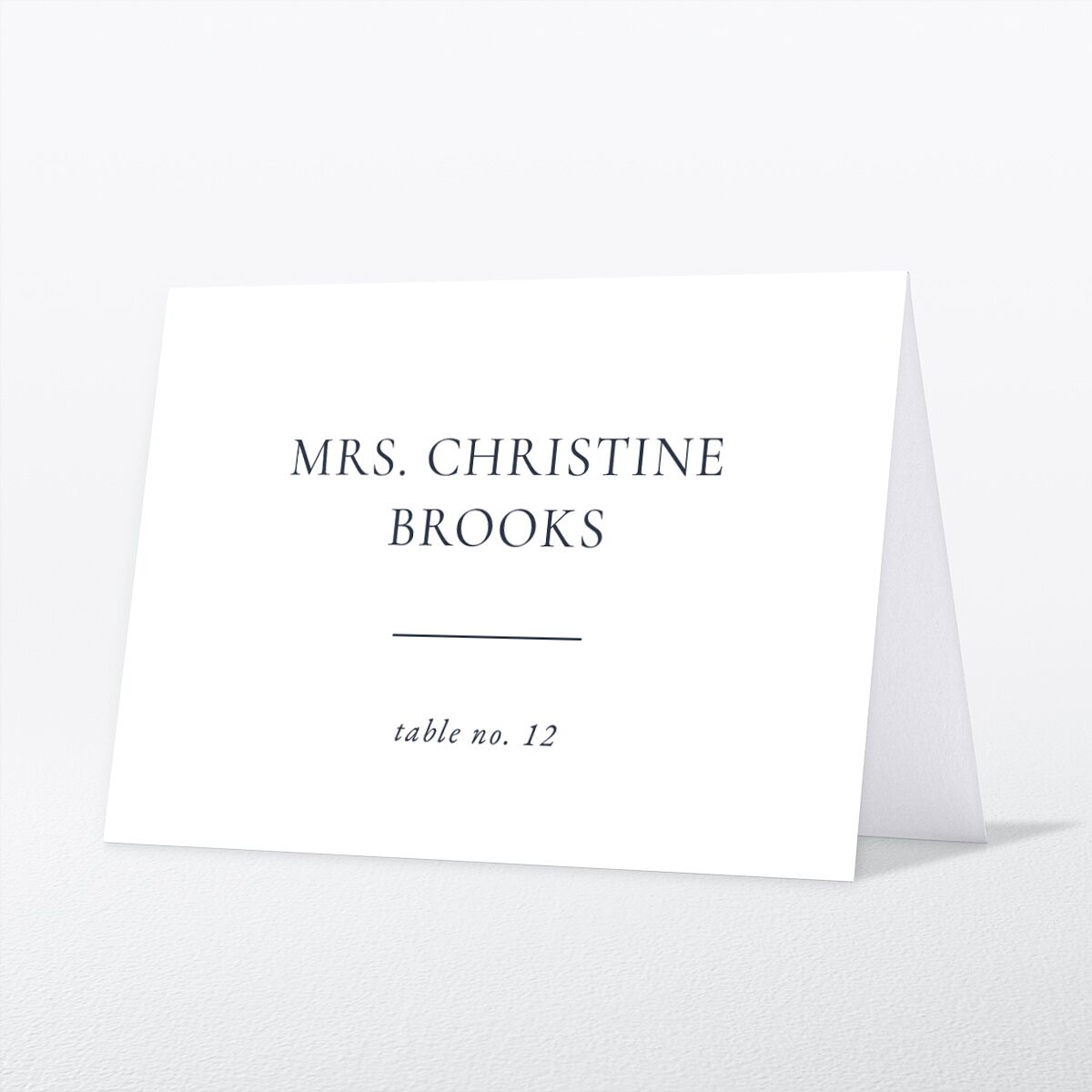 Watercolor Mountains Place Cards front