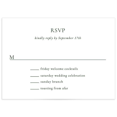 Watercolor Mountains Wedding Response Cards - 