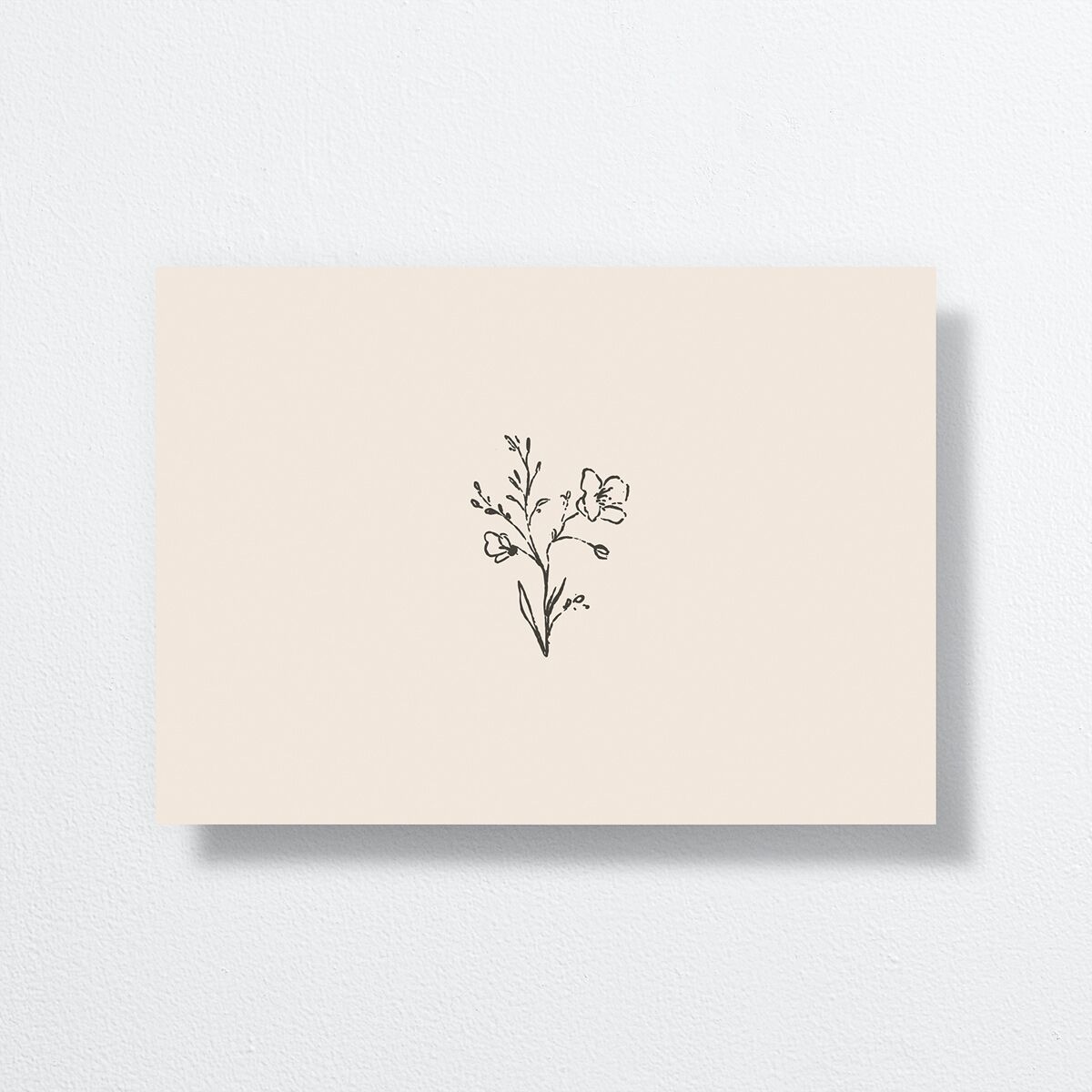 Rustic Monogram Bridal Shower Invitations — view 3
