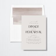 Together Rehearsal Dinner Invitations Mist Signature