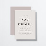 Together Rehearsal Dinner Invitations Mist Signature