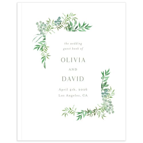 Vines Wedding Guest Book - 