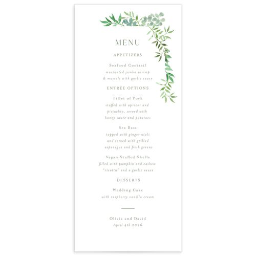Vines Menus - 