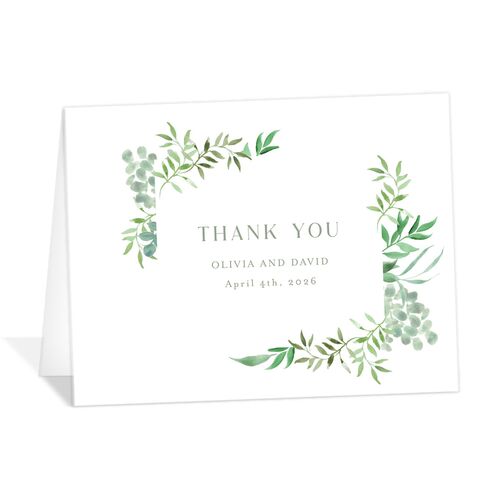 Vines Thank You Cards