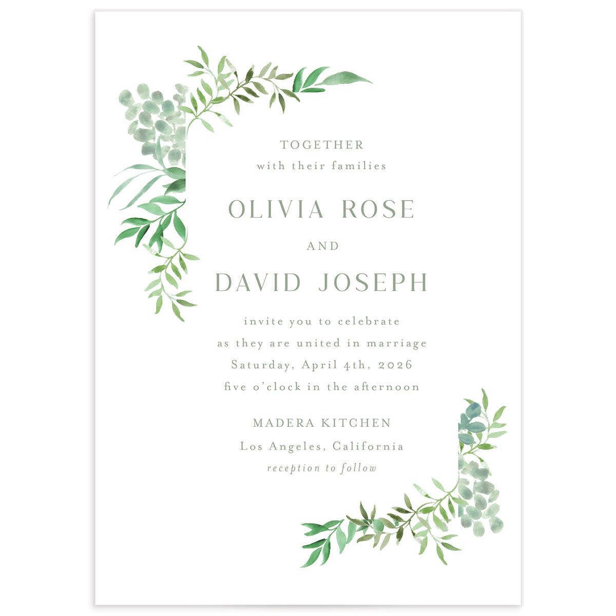 Vines Wedding Invitations